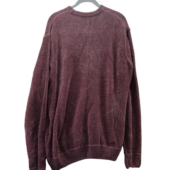 Perry Ellis Womens Sweater Purple Size Large Acrylic Blend Pullover Long Sleeve - Picture 2 of 16